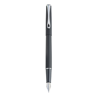 Stilou DIPLOMAT Traveller, cu penita M, din otel inoxidabil - lapis black