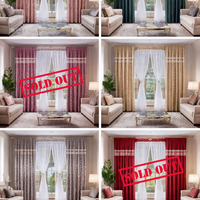 Set Draperii + Perdea 400x250 cm, Model Floral Elegant, Draperii Lux Lucioase pentru Living și Dormitor