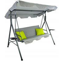 Leagan balansoar gradina  Vicenza, 3 locuri, 220kg, gri