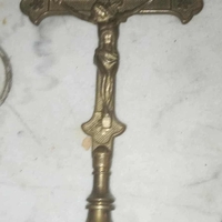 Crucifix de birou sau altar din bronz