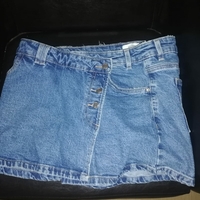 Fustițe tip pantalon scurt Denim
