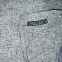 Bluzita cu mâneci din imitație piele