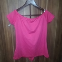 Tricou sau top elegant coral