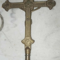 Crucifix de birou sau altar din bronz