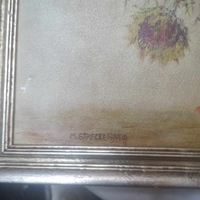 Tablou tip litografie semnat