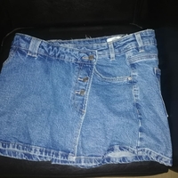 Fustițe tip pantalon scurt Denim