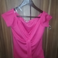 Tricou sau top elegant coral