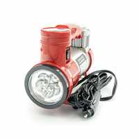 Compresor auto 12V Carguard – 30 L/min – 150 PSI – carcasa metal + LED frontal