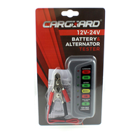 Tester pentru baterie si alternator / 12V – 24V / cu indicatori LED - CARGUARD