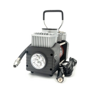 Compresor auto Carguard Heavy-Duty dublu cilindru – 50 L/min – 150 PSI – LED + kit reparatie anvelope
