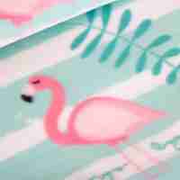 Patura pentru picnic sau plaja, cu folie izolatoare si maner, 200x200cm, flamingo, verde roz
