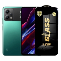 Folie de Protectie pentru Xiaomi Poco X5, Vafy, Sticla Securizata ESD, Margini Negre, Rezistenta la Zgirieturi, Antistatica, 0.35 mm, Transparenta