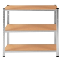 Raft cadru metalic modular pentru depozitare, 6 polite, 225x110x50cm, sarcina 900kg