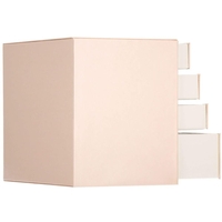 (DL) Cutie depozitare si organizare bijuterii, piele ecologica + velur, 26 x 22 x 18 cm, roz