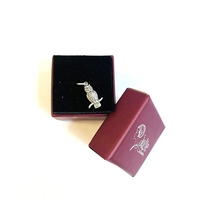 Pandantiv, Jolie Silver, Argint 925, Model Bufnita Pe Creanga, 1.6 g, 2 x 1 cm
