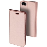 Husa de Protectie Tip Carte, Vafy, pentru Apple iPhone 7/8/SE 2020, Capac Oglinda, din Piele Ecologica si PC, Auriu