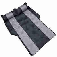 Saltea gonflabila auto 170x120 cm, cu perna integrata si husa de transport, negru