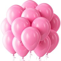 Set 12 Baloane, Flippy, din Latex Standard, 13 cm, Roz