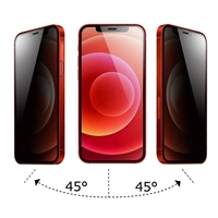 Folie de Protectie, Flippy, compatibila cu Apple iPhone 14 Pro Max, Privacy, Protectie Completa, Sticla, Transparenta