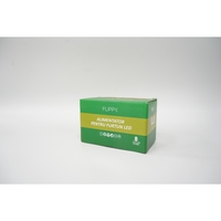 Alimentator furtun luminos, rezista pana la 50 m, Vafy, 8 jocuri de lumini, fir negru