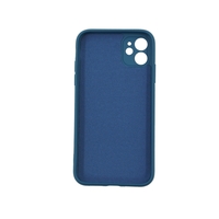 Husa protectie Vafy compatibila cu Huawei P Smart 2021 Liquid Silicone Case Albastru inchis