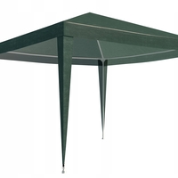 Acoperis pavilion 300x300 cm, PE 100g/mp impermeabil, cu prindere velcro, verde