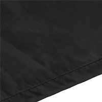 Husa protectie pentru umbrela de gradina, impermeabila, cu fermoar si snur reglabil, 265 cm, negru