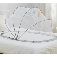 Husa Anti-Tantari, Vafy, Pliabila, Protectie 360 Grade, 0-1 An, 60 x 55 x 5 cm, Gri