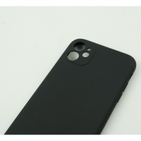 Husa protectie Vafy compatibila cu Samsung Galaxy S21 Ultra Liquid Silicone Case Negru