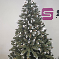 Brad artificial Christmas Deluxe by Sersimo, WhiteBerry, 2D, 220cm