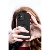 Husa Eagle Eye cu Stand pentru Samsung A32 5G, Negru, Suport Auto Magnetic, Protectie Antisoc, Vafy