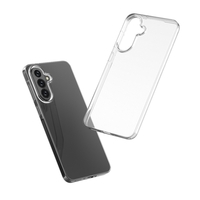Husa Telefon, Vafy, Compatibila Samsung Galaxy A55 5G, Protect Plus TPU, 0.8-0.9 mm, Transparent