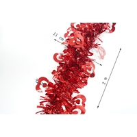 Beteala Craciun, Flippy, roșu, marimea: 2 m x 11 cm x 9 cm material:folie PVC, interior/exterior