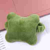 Suport de Mana, Flippy, Pernuta pentru Incheietura cu Banda Elastica, pentru Mouse, Moale, 7.5 x 7 cm, Verde Inchis
