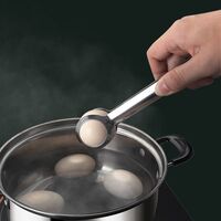 Cleste de Bucatarie, Vafy, Multifunctional, pentru Oua/Alimente/Salata, din Otel Inoxidabil, Gri