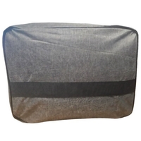 Geanta pentru Depozitare Acte si Documente, Flippy, 1 Compartiment mare cu Curele Interioare, Impermeabila, 37 x 10.5 x 27 cm, Gri