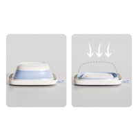 Cada Pliabila pentru Baie pentru Copii, Flippy, Cadita pentru Bebelusi, Model Patrat pentru Fundulet, Albastru, 32x27.5x3.7 cm, 4 L