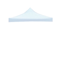 Prelata,copertina pentru acoperis cort tip pavilion Flippy, 3 x 3 m , impermeabila, invelis din material textil oxfort 700D, cauciucat Alb