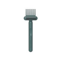 Perie pentru Curatarea Parului, Flippy, din Plastic, 16 x 5 cm, Verde