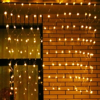 Instalatie de Craciun, Flippy®, Tip Plasa, 1.5 x 1.5 m, 120 LED-uri, Interconectabila, Alb Cald