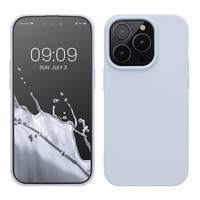 Husa pentru Apple iPhone 14 Pro Vafy, Liquid Silicone, cu Microfibra pe interior, Protectie Antisoc, Grey, Gri