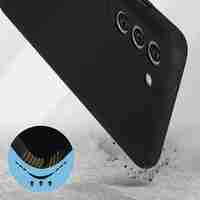 Husa protectie Vafy pentru Samsung S21 FE Liquid Silicone Negru