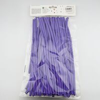 Baloane de Modelaj, Flippy, Set 50 bucati, Model Standard, din Latex, 30 x 1.5 cm, 1.8 g per unitate, pana la 150 cm, Mov