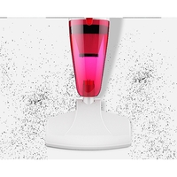Aspirator Vertical 2in1, Flippy, Fara Sac, 2 Capete, de Mana, Filtrare Multipla, 95 x 24.5 cm, Rosu