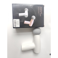 Mini Aparat de Masaj, Vafy, Tip Pistol, Incarcare USB Tip C, Portabil, Pentru Relaxare Musculara, Autonomie 120 Min, 3 Trepte de Viteza, Alb