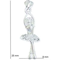 Pandantiv, Jolie Silver, Argint 925, Model Balerina Delicata, 25 x 8 mm, 1.7 g
