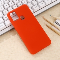 Husa protectie Vafy compatibila cu Samsung Galaxy A21S Liquid Silicone Case Rosu
