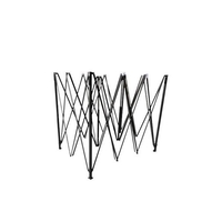 Cadru Metalic pentru Cort Pavilion, Vafy, Pliabil de tip Pavilion, Fara Prelata/Unelte, Deschidere Tip Armonica, 4.3 x 2.9 x 2.7 m, Negru