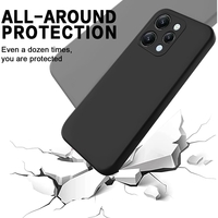 Husa de Protectie Matte TPU, Vafy, pentru Xiaomi Redmi 12 Pro, Protectie Camera, Antisoc, Antizgariere, Antialunecare, Acoperire Completa, Negru