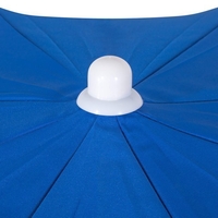 Umbrela de plaja pliabila, Sersimo BU003, 240cm, albastru